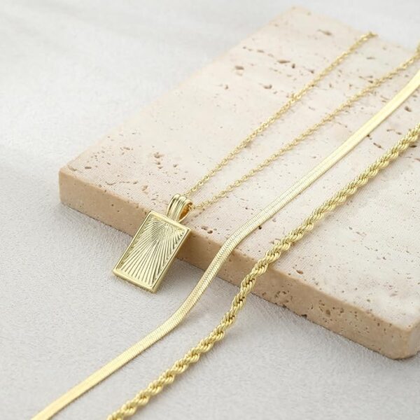 Gold Silver Necklaces for Women - Image 2