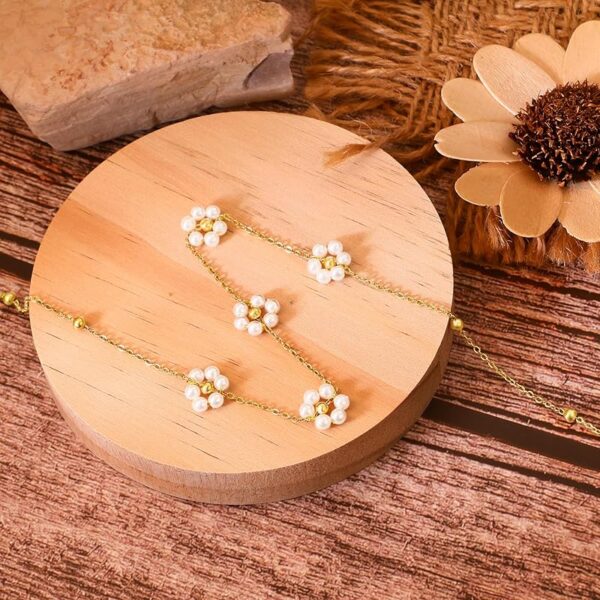 Daisy Pearl Necklace - Image 2
